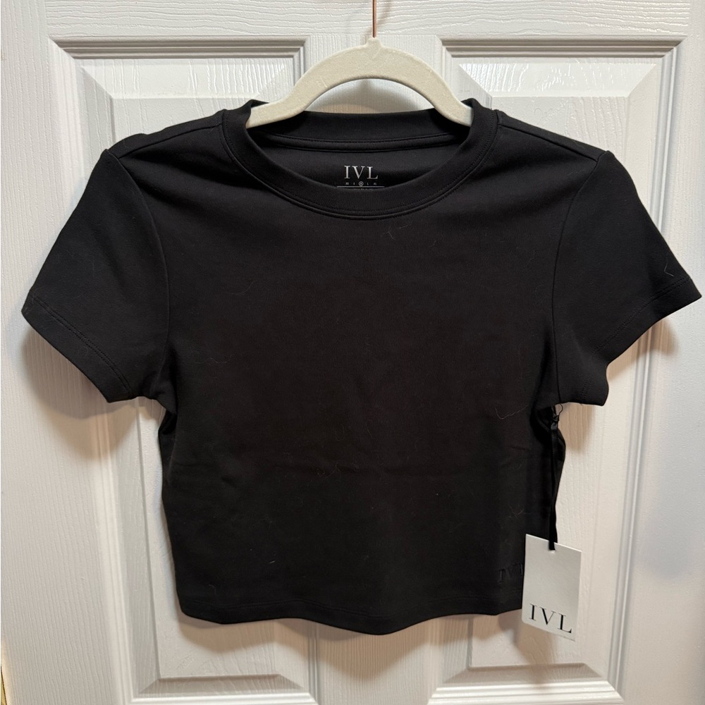 IVL Black Women's Crop Top